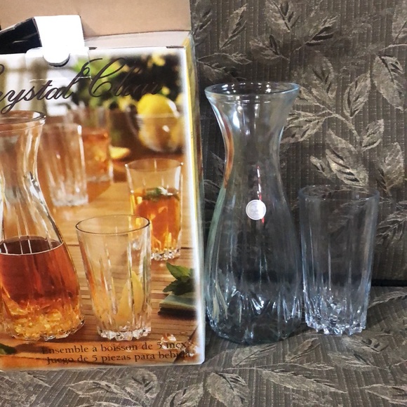 Crystal clear 5 pcs Beverage Set - Picture 6 of 6
